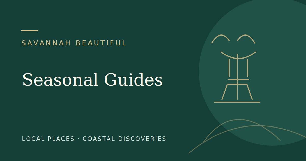 Seasonal Guides — Savannah Beautiful illustrated guide