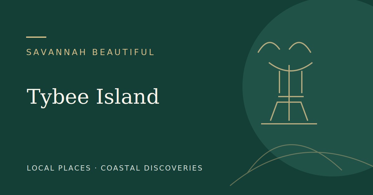 Tybee Island — Savannah Beautiful illustrated guide